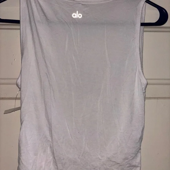 ALO Yoga Classic White Tank Top size Small - Picture 4 of 5